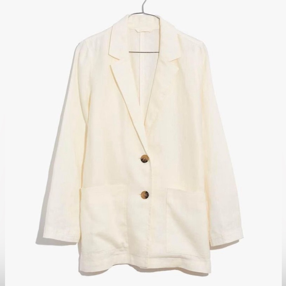 NWOT Madewell Linen Dorset Blazer